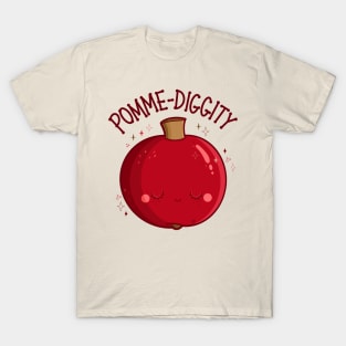 “Pomme-Diggity” Cute Grinning Pomegranate T-Shirt